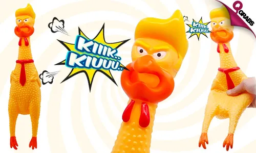 Squawking Rubber Chicken!